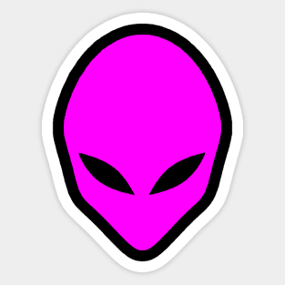 Alien Face Sticker